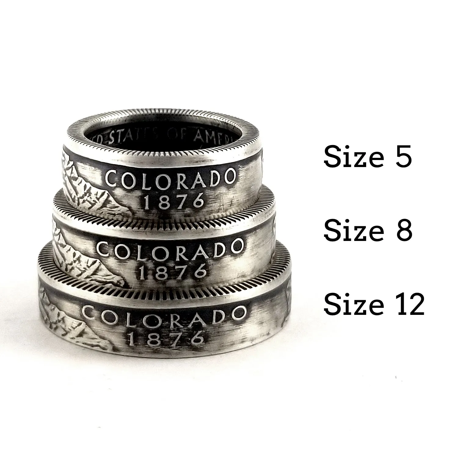 90% Silver Georgia Quarter Ring