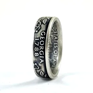 90% Silver Georgia Quarter Ring