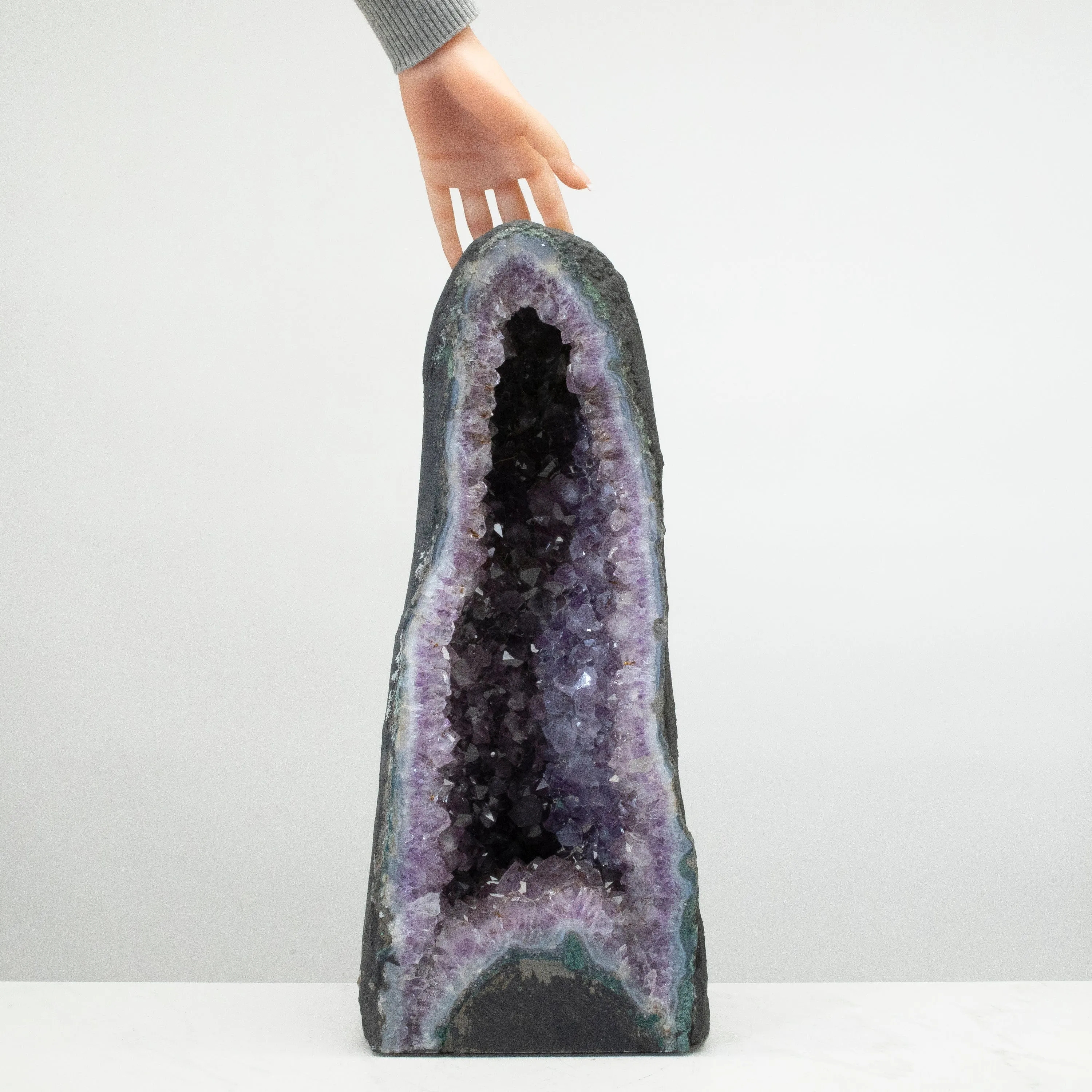 Amethyst Geode Cathedral from Brazil - 19.5" / 46.6 lbs