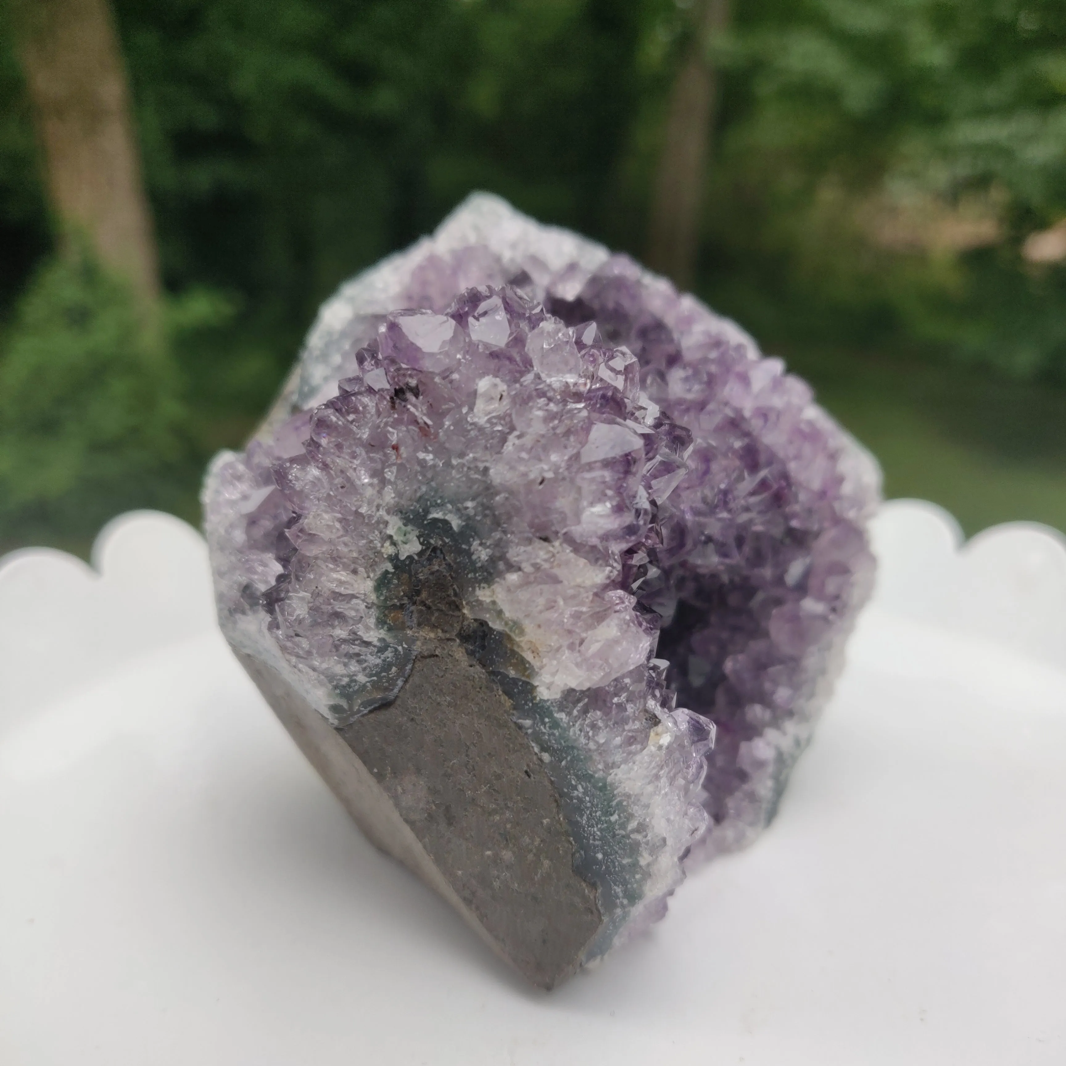 Amethyst Geode Free Form, Cut Base (#29)
