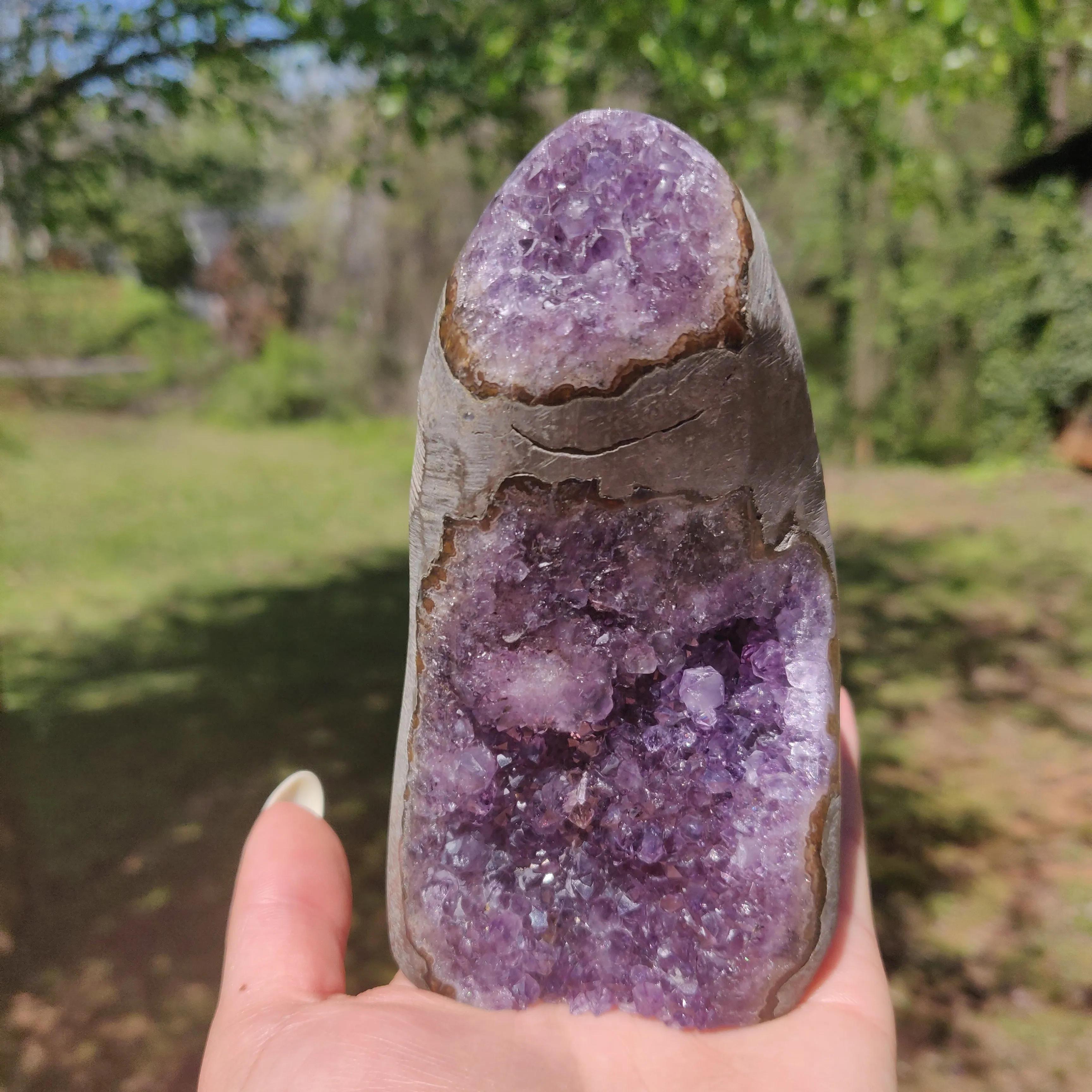Amethyst Geode Free Form, Polished (#12)