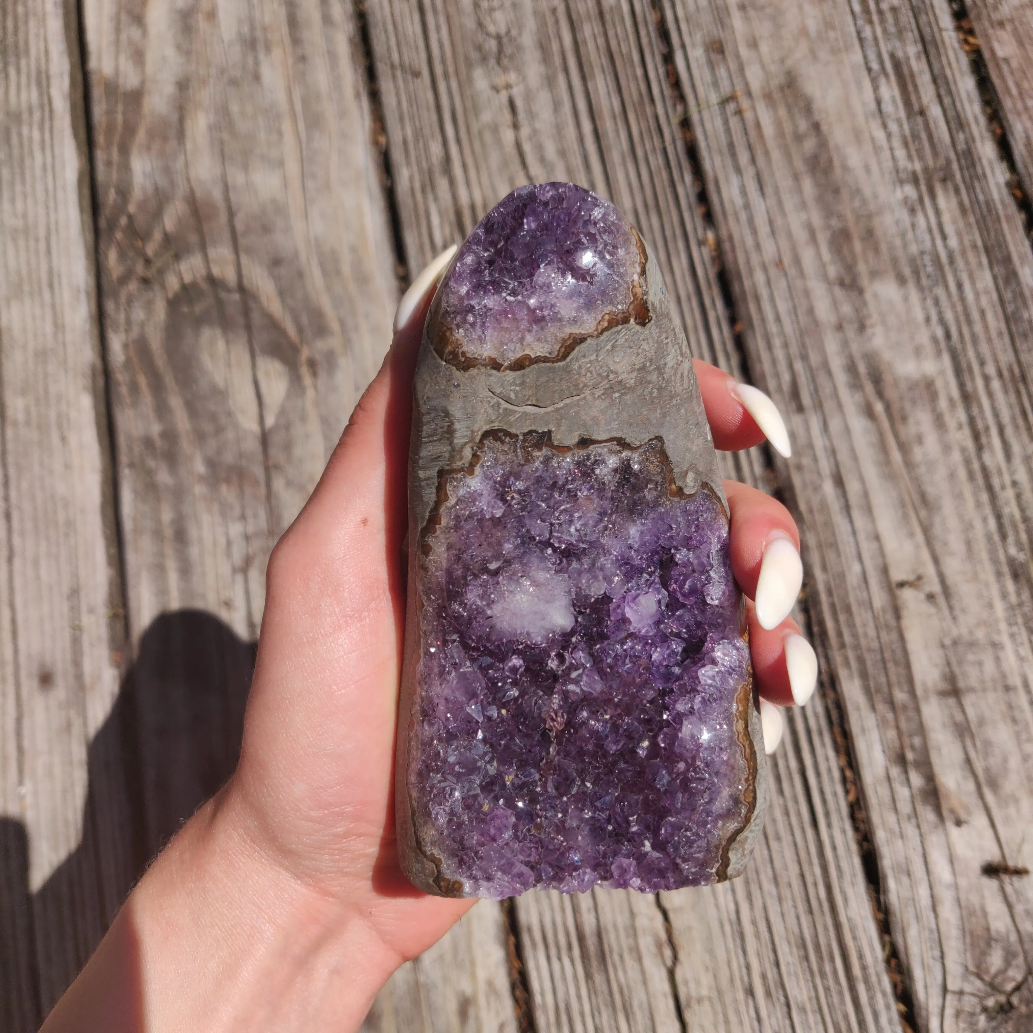 Amethyst Geode Free Form, Polished (#12)