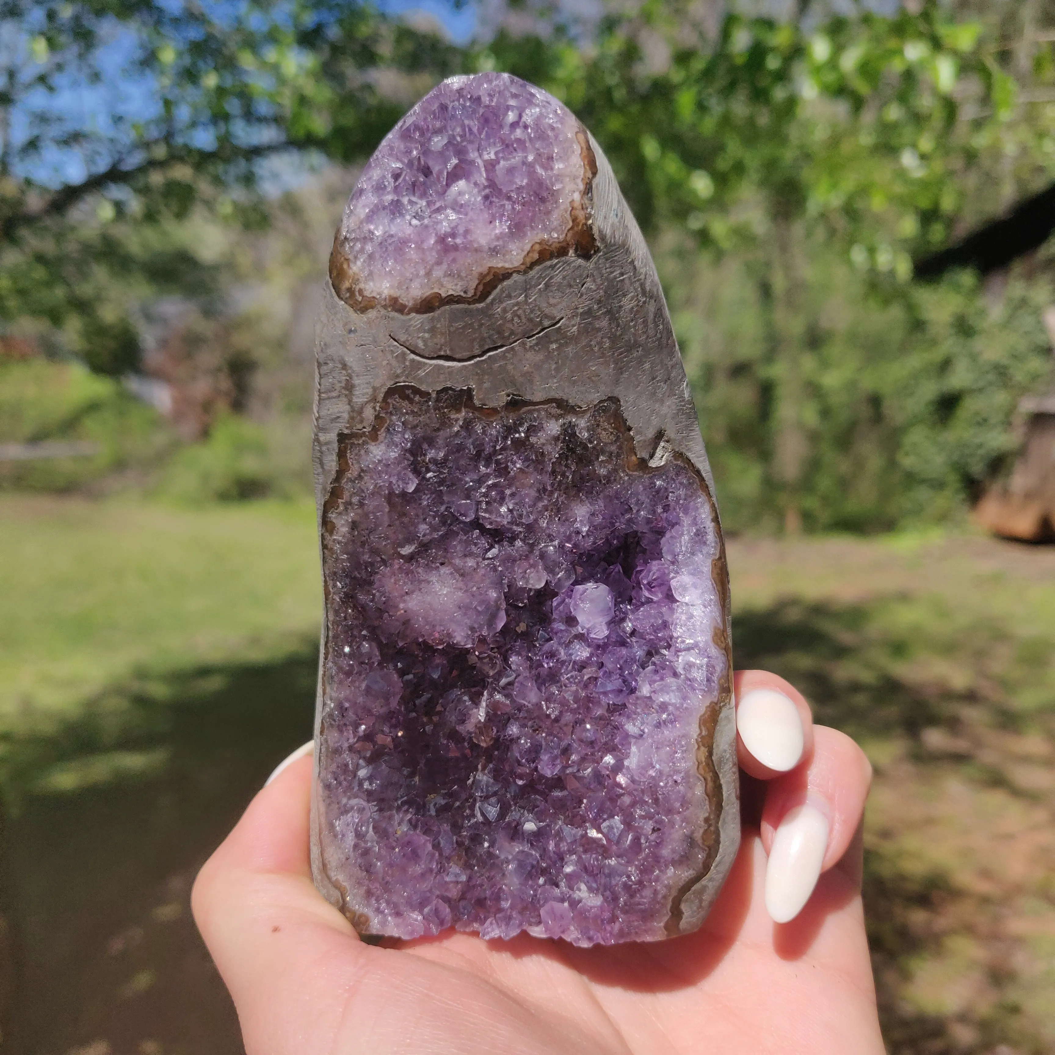 Amethyst Geode Free Form, Polished (#12)