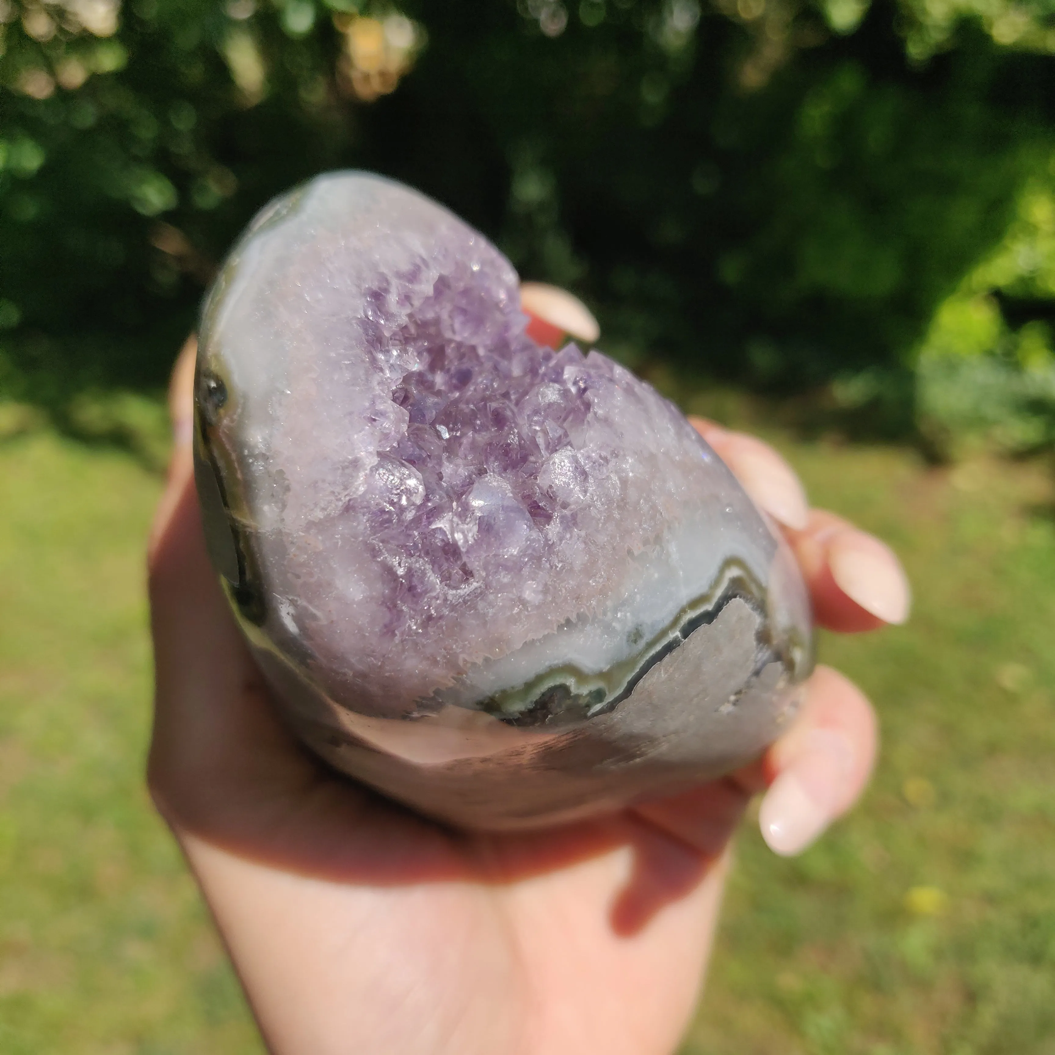 Amethyst Geode Free Form, Polished (#13)
