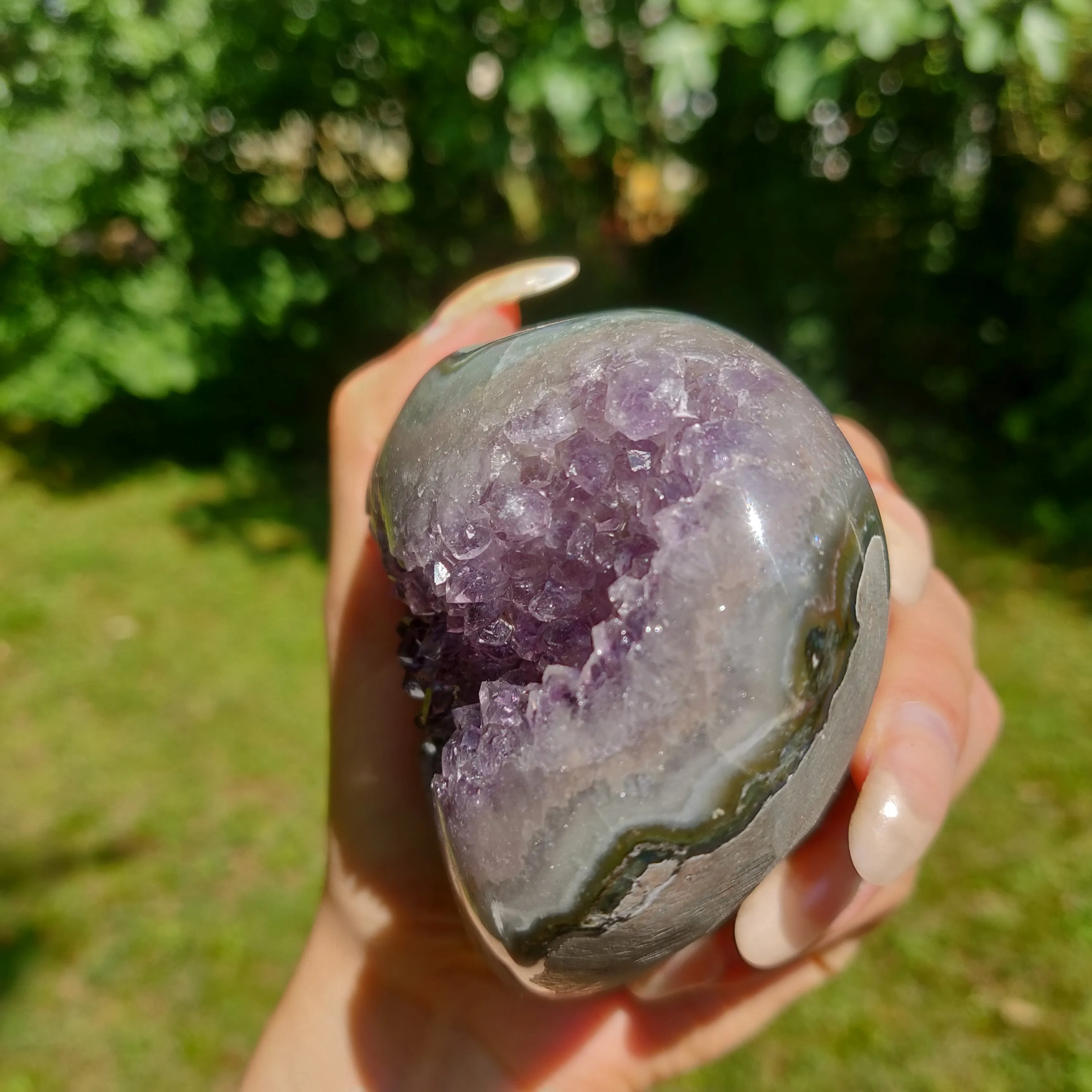 Amethyst Geode Free Form, Polished (#13)