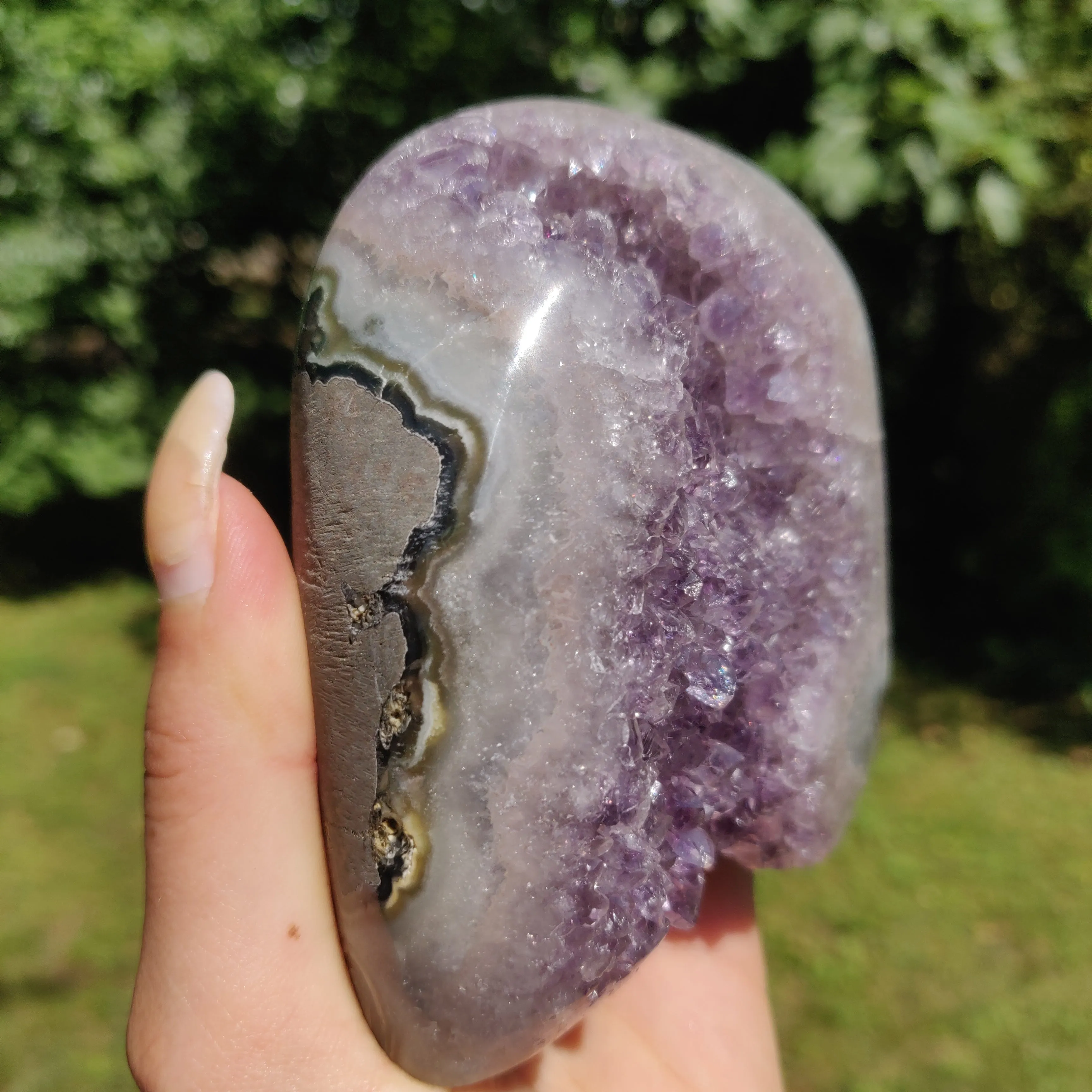 Amethyst Geode Free Form, Polished (#13)