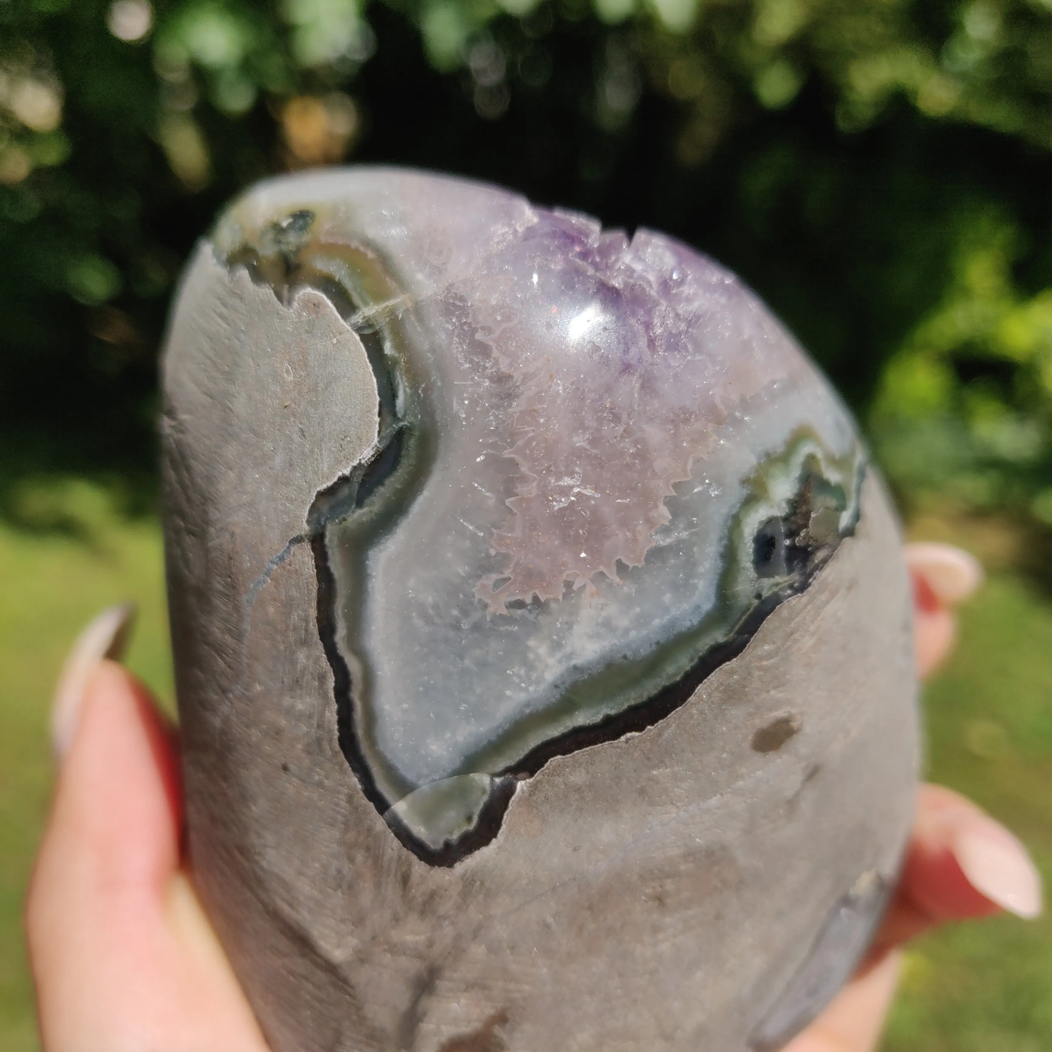 Amethyst Geode Free Form, Polished (#13)