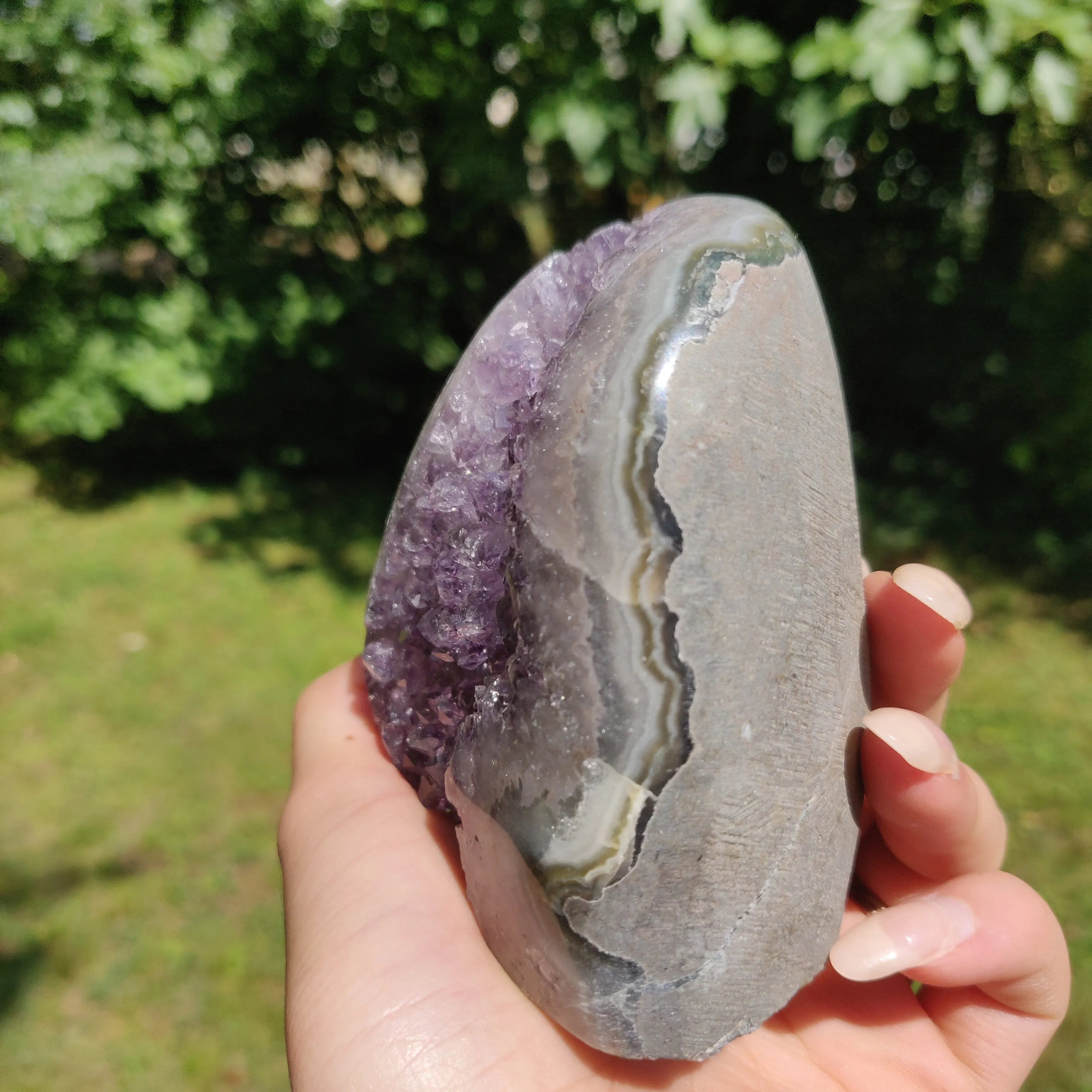 Amethyst Geode Free Form, Polished (#13)