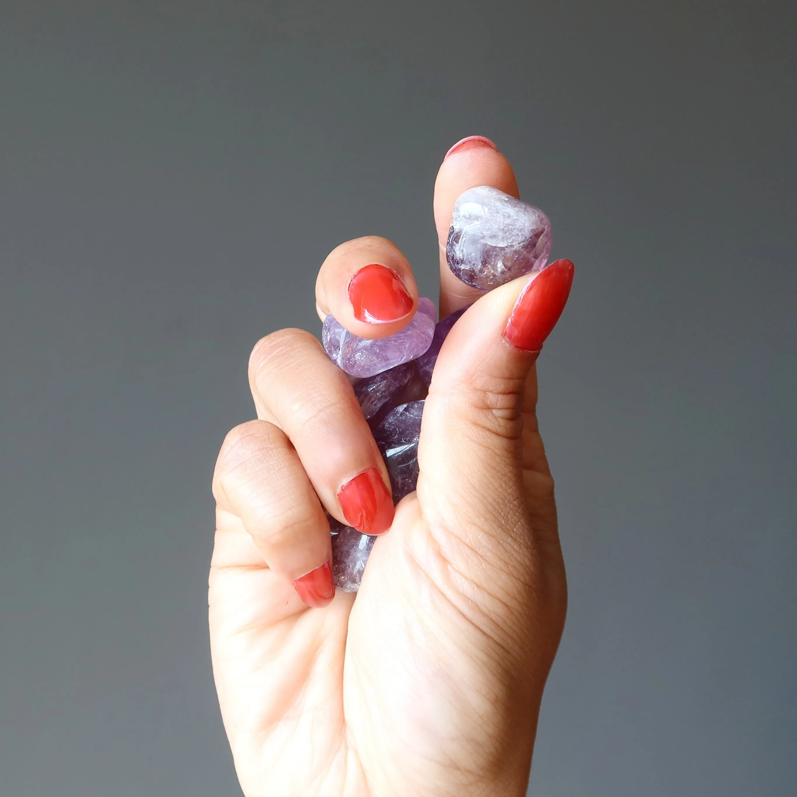 Amethyst Tumbled Stone Spiritual Purple