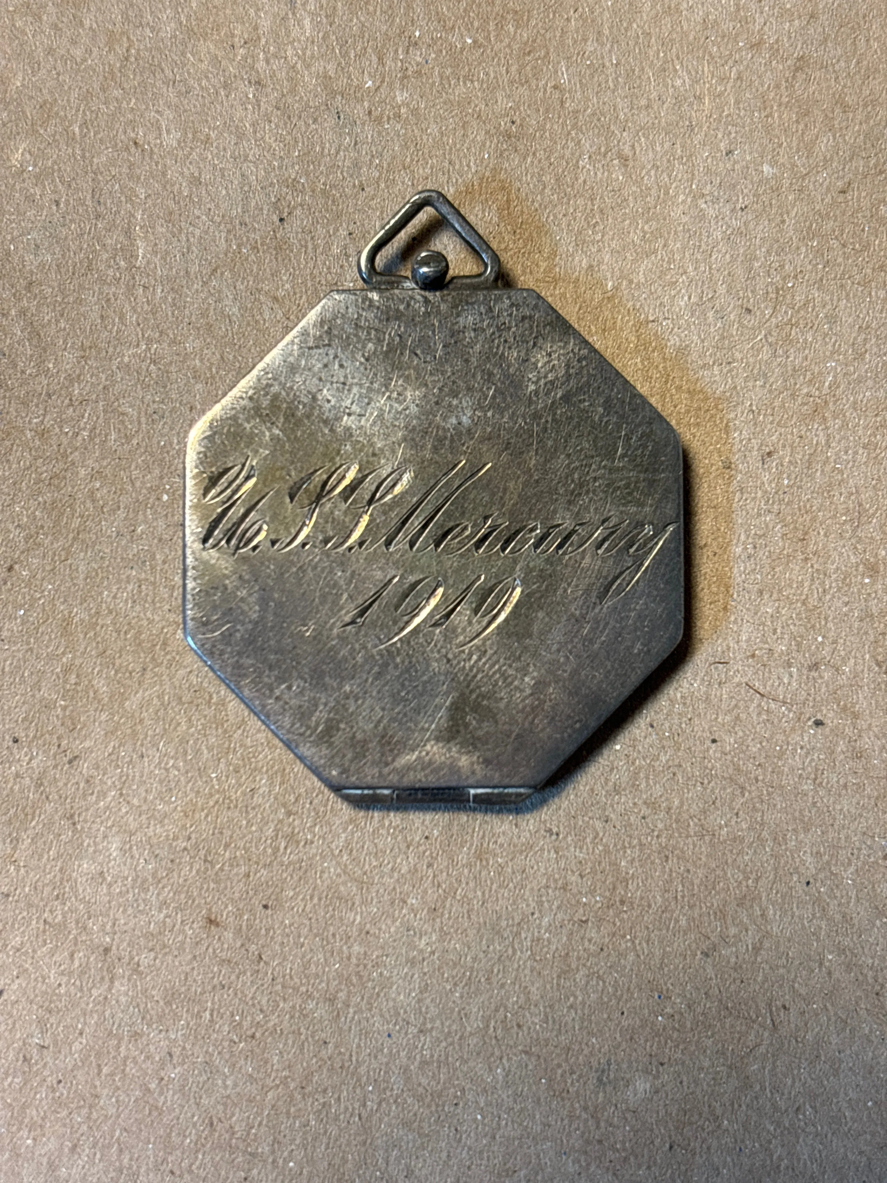 Antique Art Deco Sterling Locket