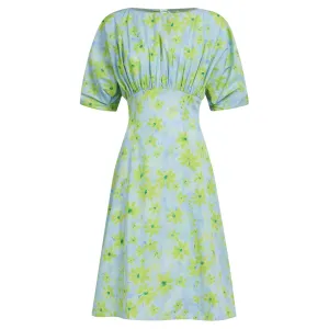 Aquamarine Print Dress