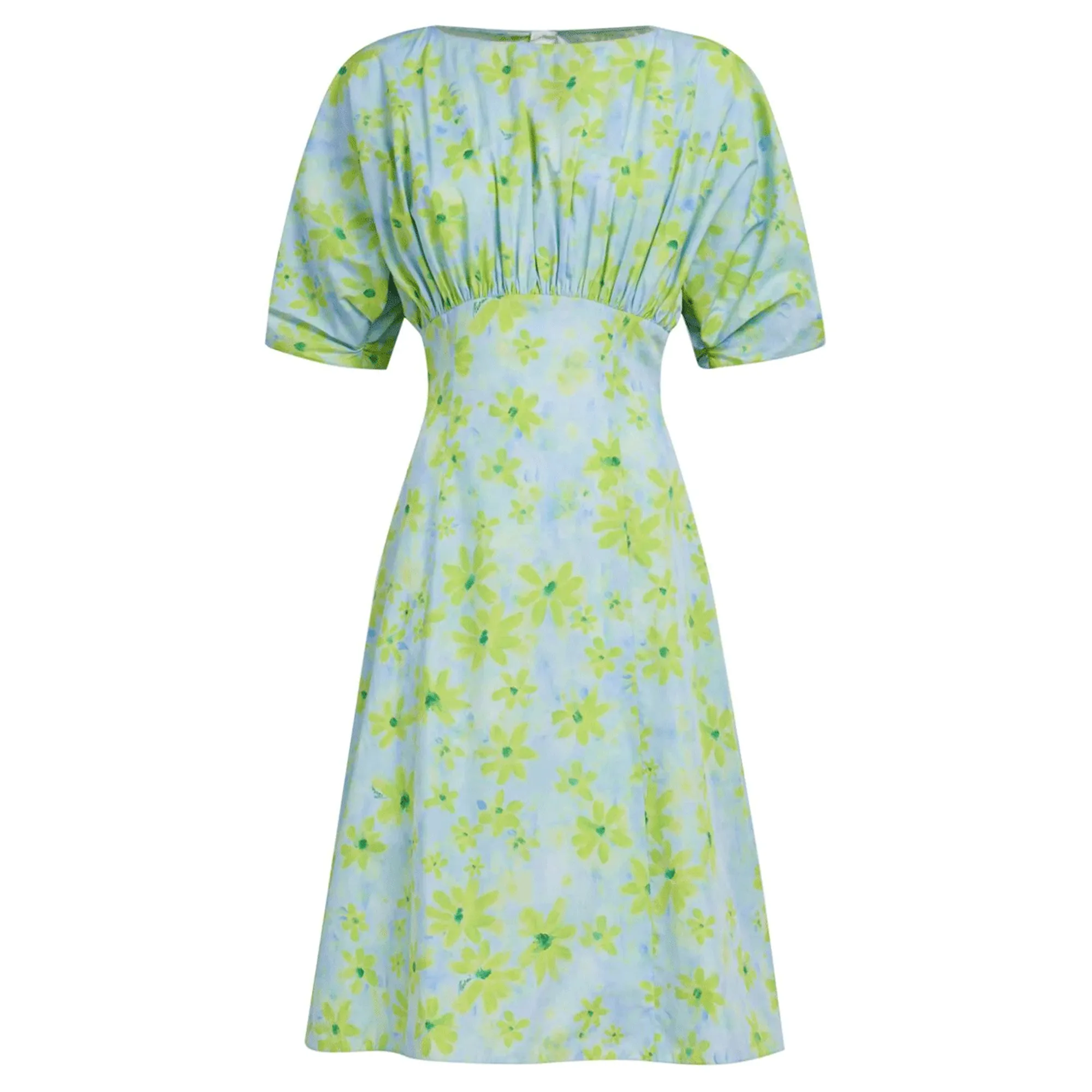 Aquamarine Print Dress