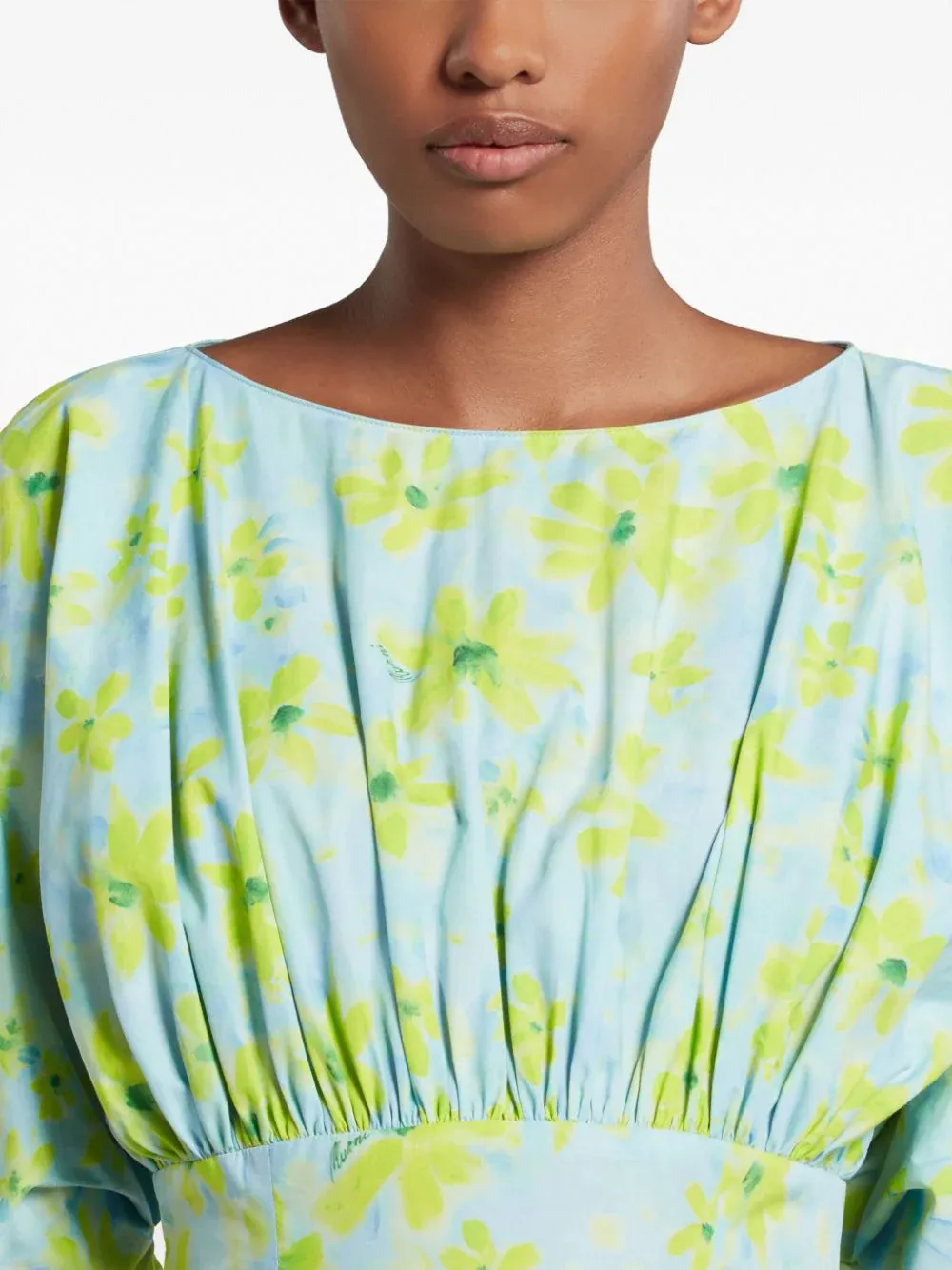 Aquamarine Print Dress