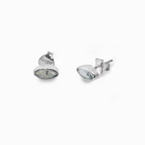 Aquamarine Stud Earrings