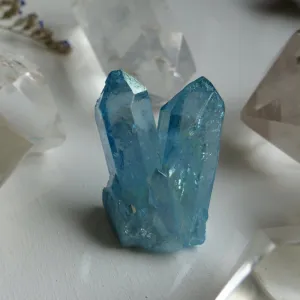 Arkansas Aqua Aura Quartz Point (#7)