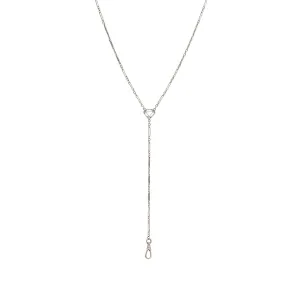 Art Deco 14kt White Gold Lorgnette Chain