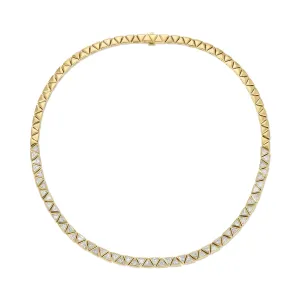 Bezeled Trillion Diamond Choker
