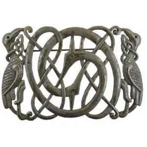 Birds and Serpent Brooch