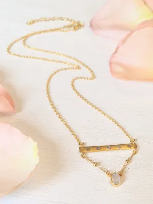 Bridged Bar Necklace