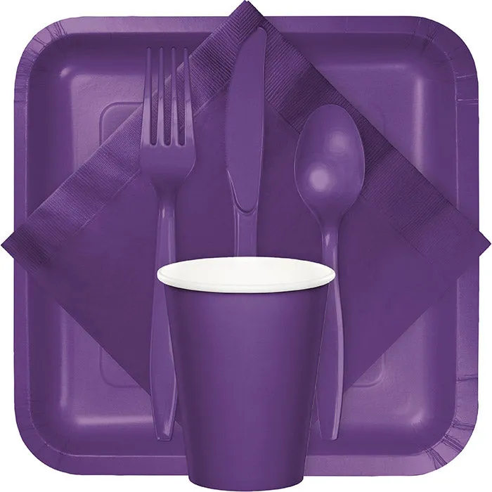 Bulk Pack of 100 Amethyst Luncheon Napkins 2Ply