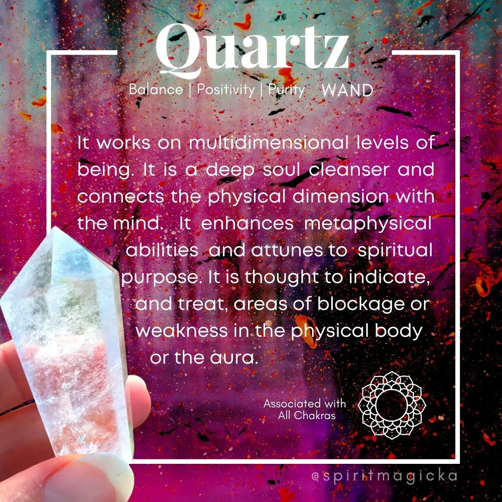 Clear Quartz Wand