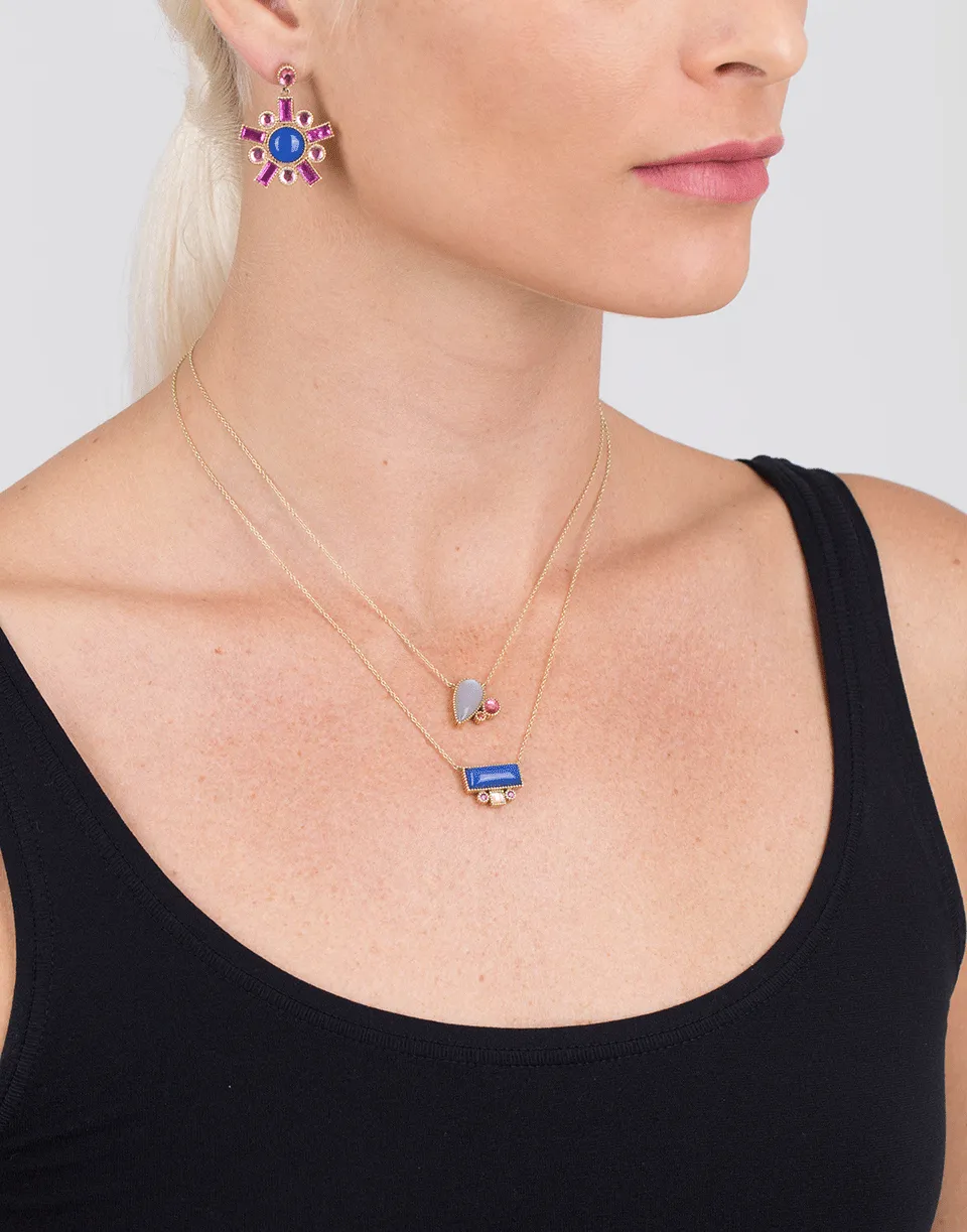 Cora Cluster Pendant Necklace