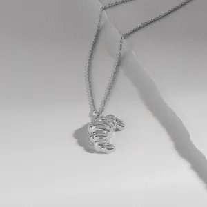 Croissant Silver Necklace