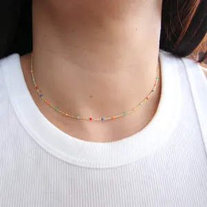 Dainty Multicolor Choker