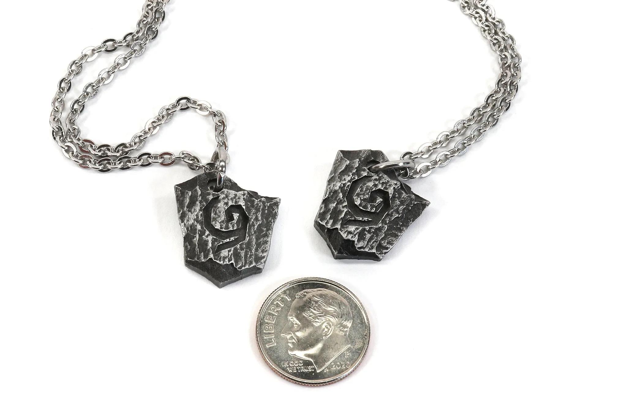 Deku Shield Locket Necklace - Legend of Zelda