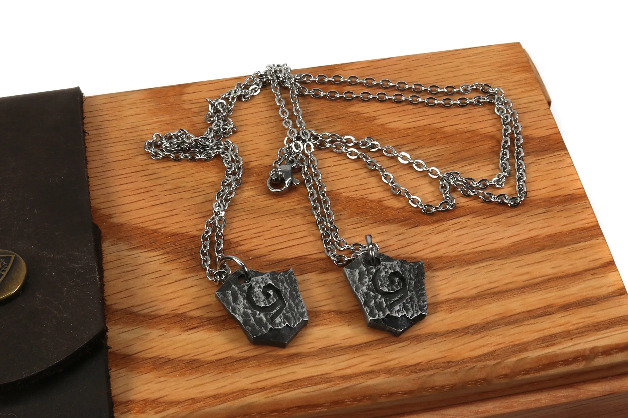 Deku Shield Locket Necklace - Legend of Zelda