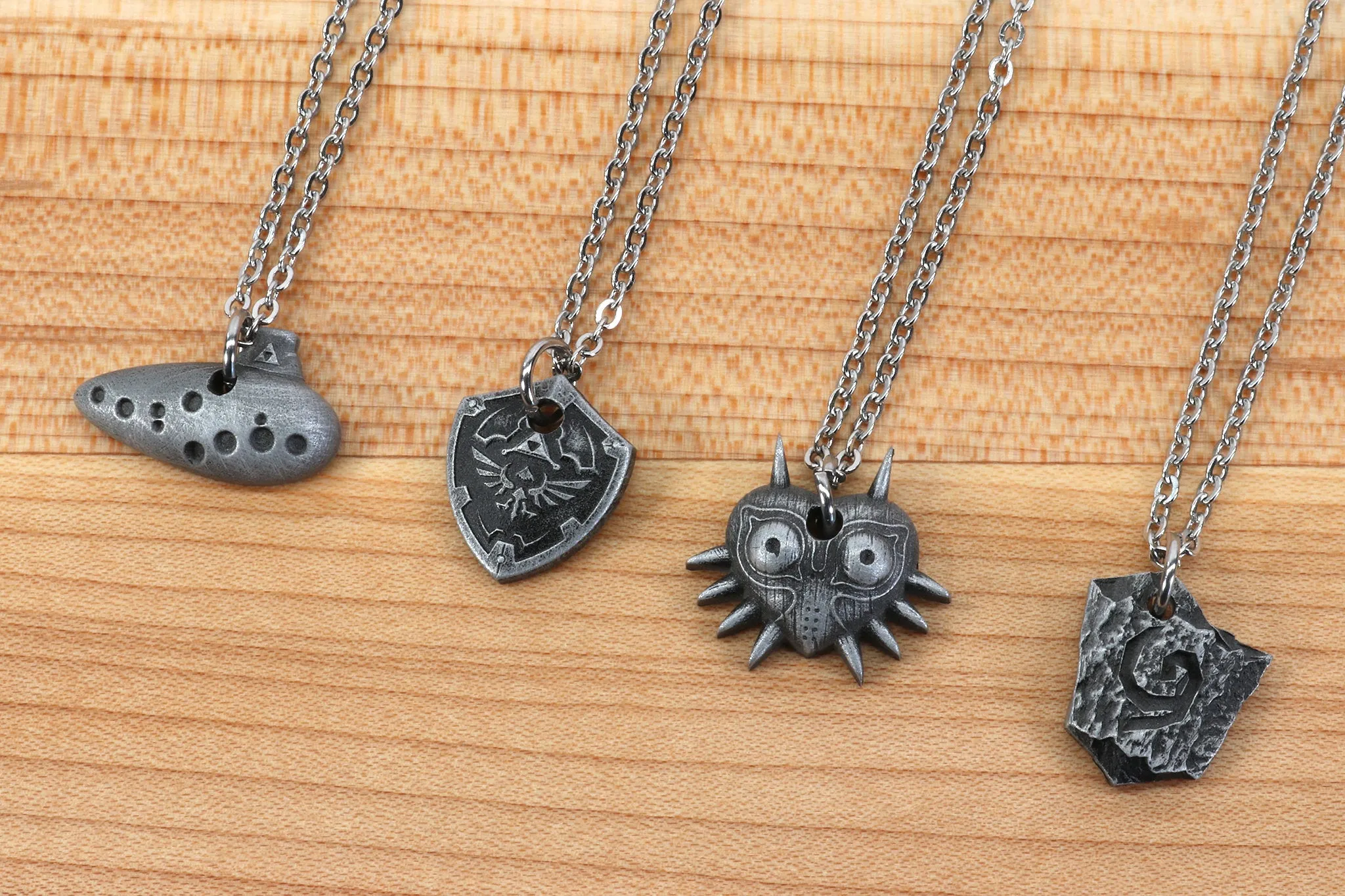 Deku Shield Locket Necklace - Legend of Zelda