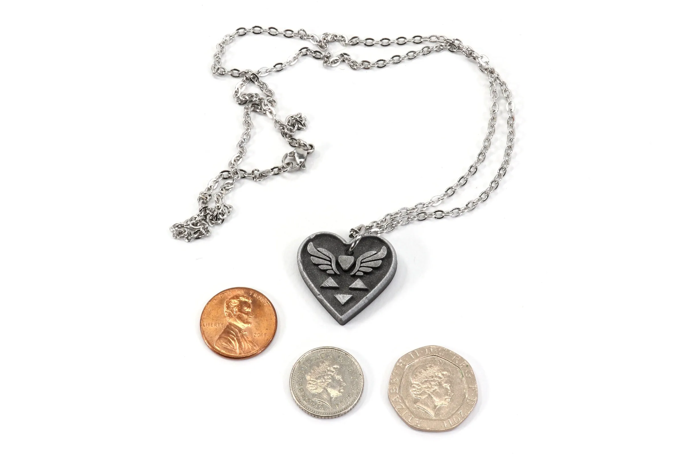 Deltarune Heart Symbol Locket Necklace - Deltarune