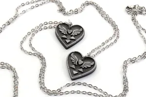 Deltarune Heart Symbol Locket Necklace - Deltarune