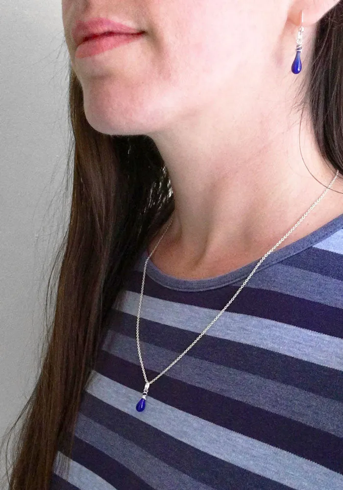 Demi Drop Pendant or Choker Necklace