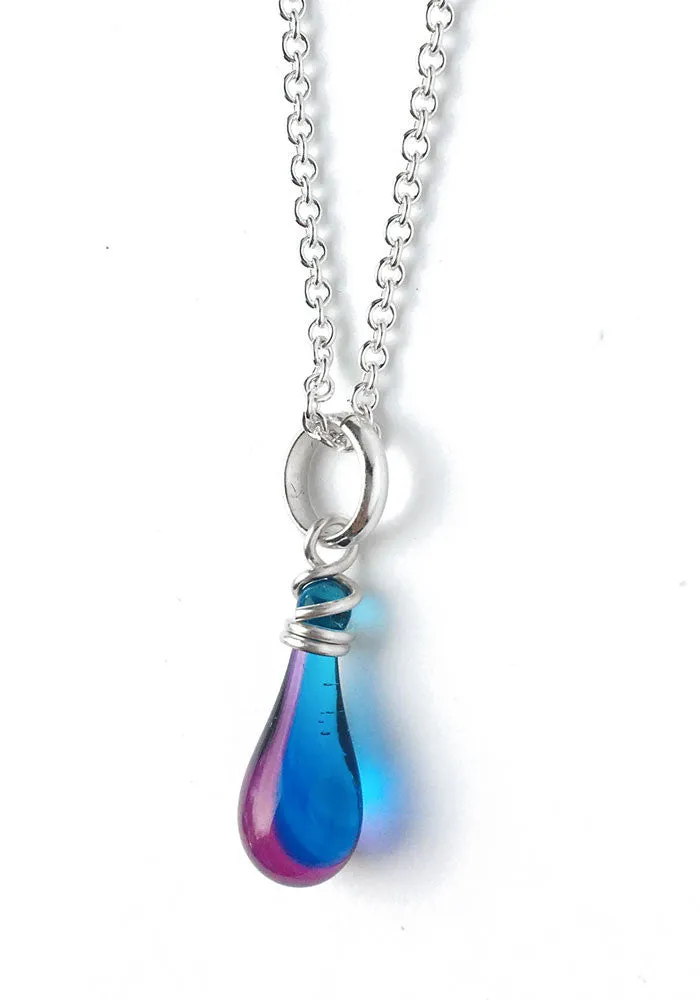 Demi Drop Pendant or Choker Necklace