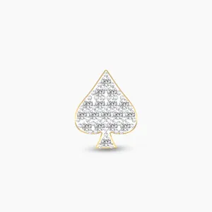 Diamond Spade Earrings