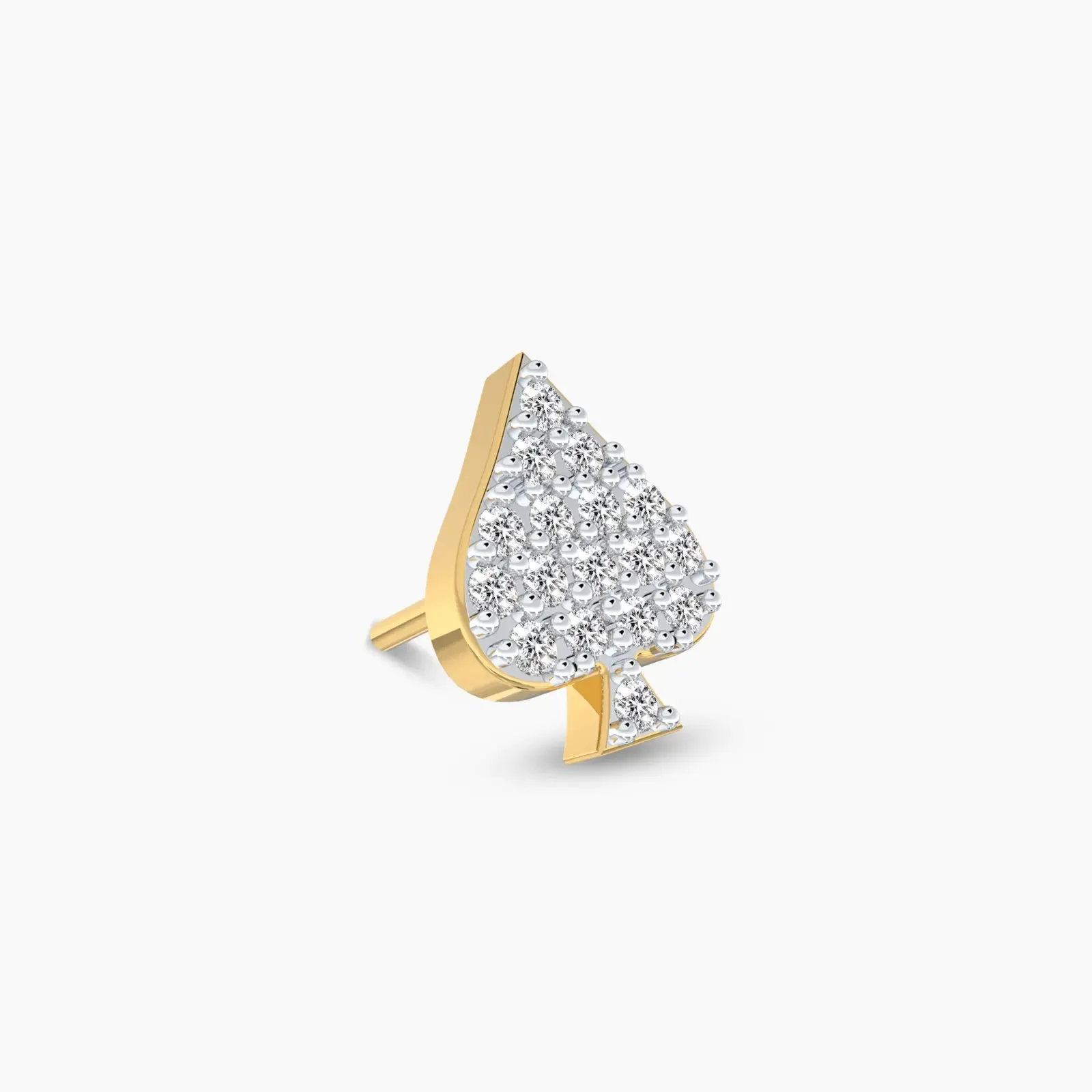 Diamond Spade Earrings