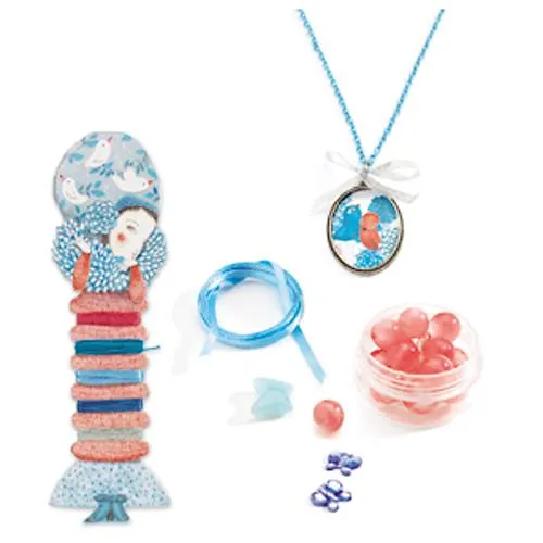 Djeco Oh! Les Perles Jewellery Kit - Pearls & Birds