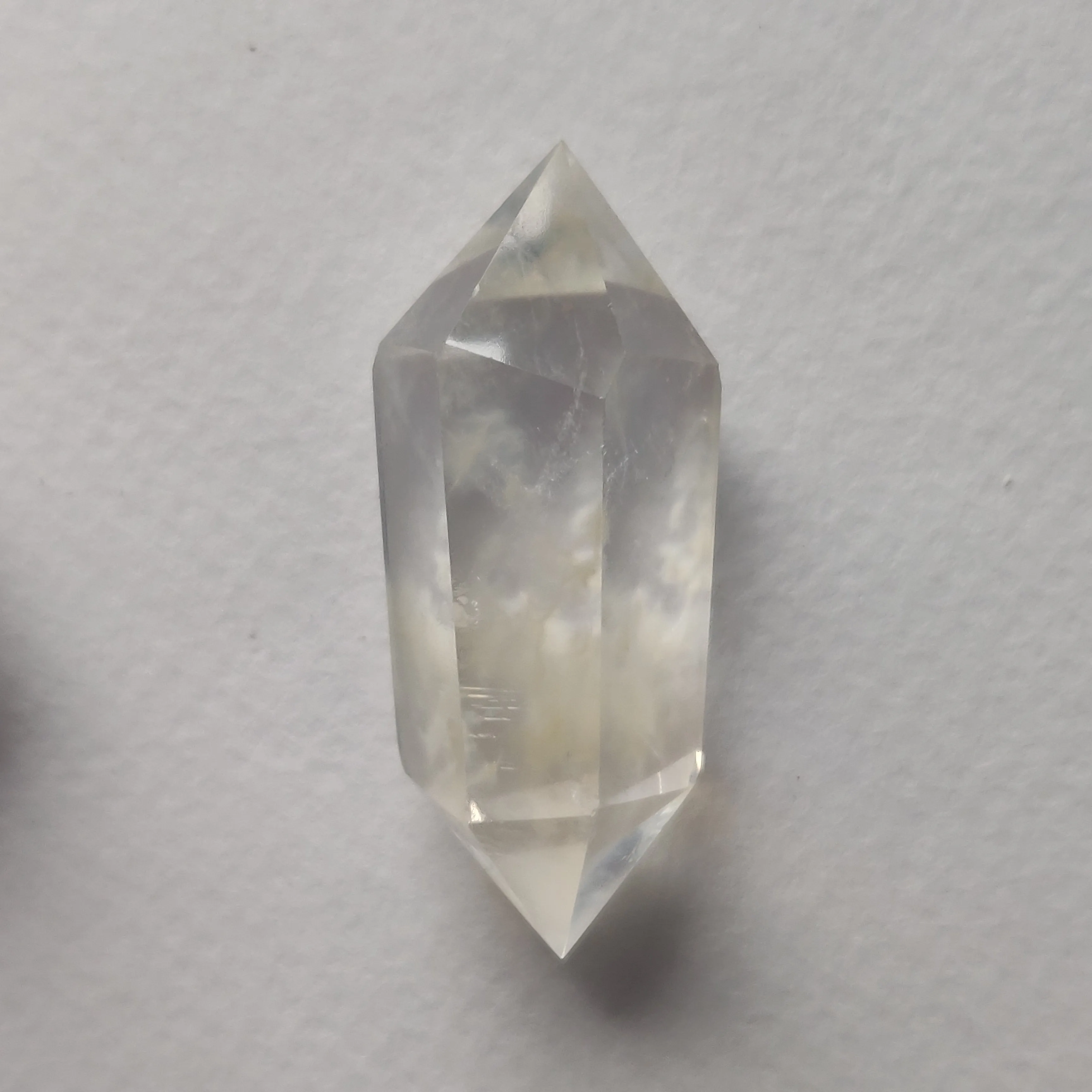 Double Terminated Quartz Point with Inclusions (#4)