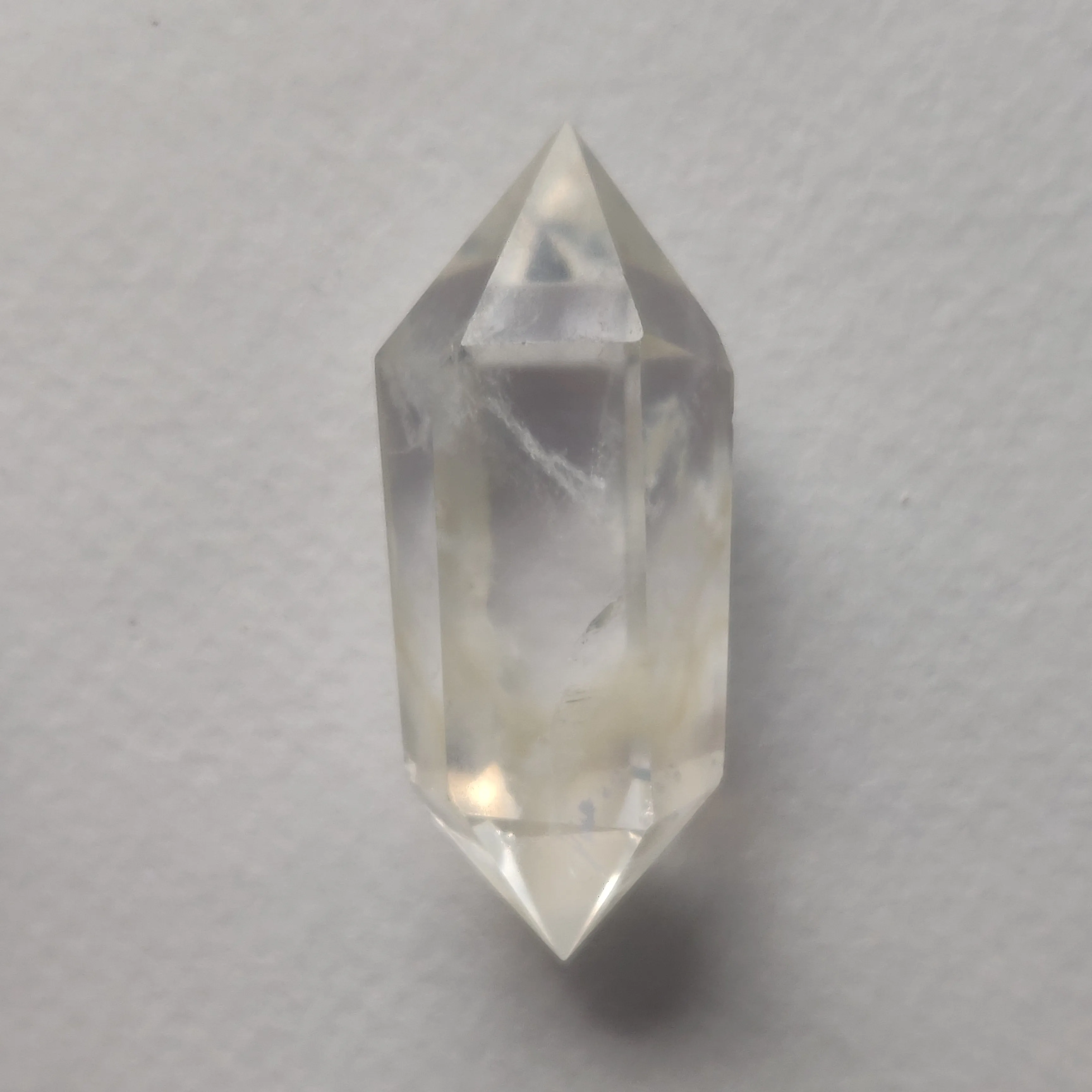 Double Terminated Quartz Point with Inclusions (#4)