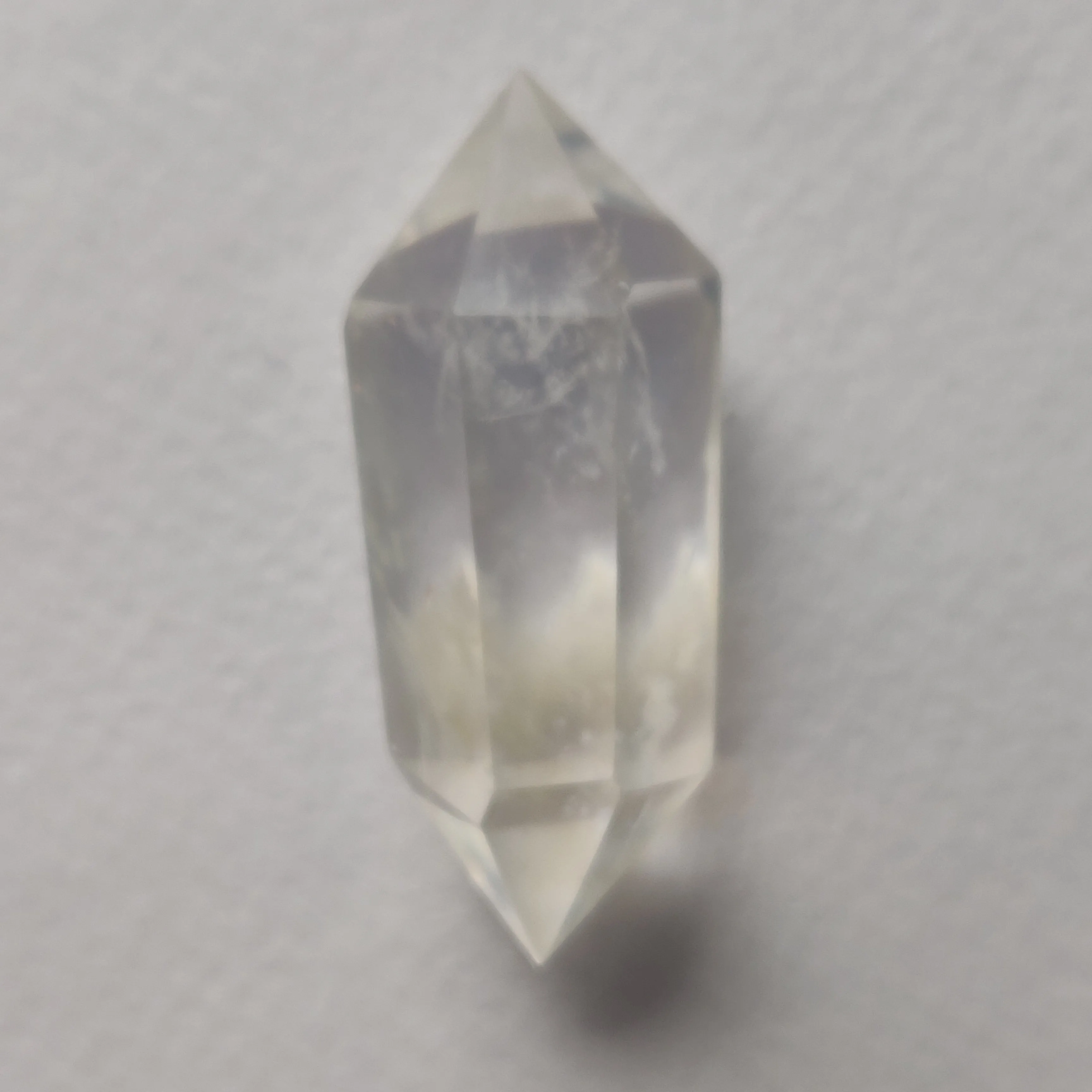 Double Terminated Quartz Point with Inclusions (#4)