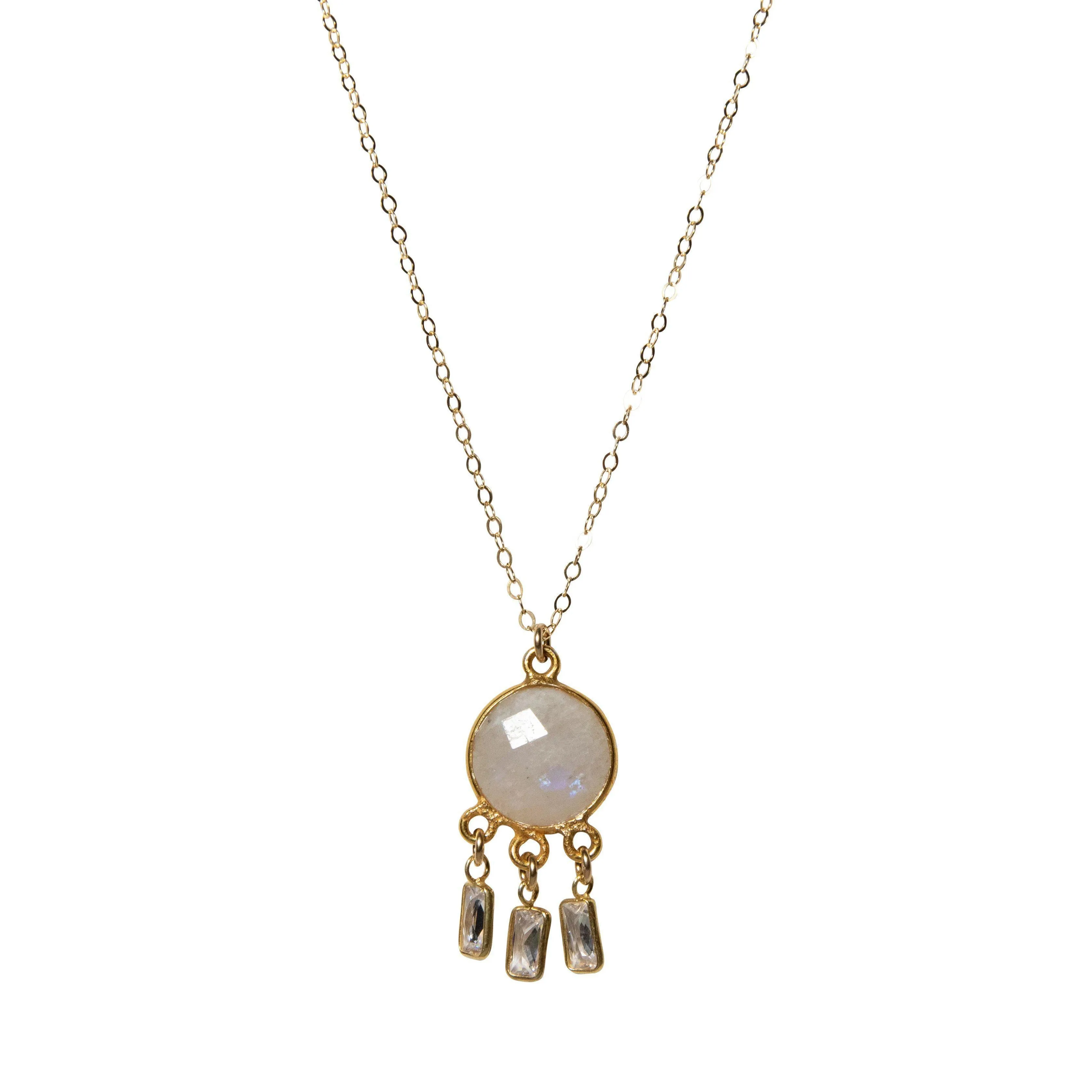 Erin Shaker Necklace in Moonstone