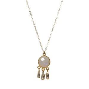 Erin Shaker Necklace in Moonstone