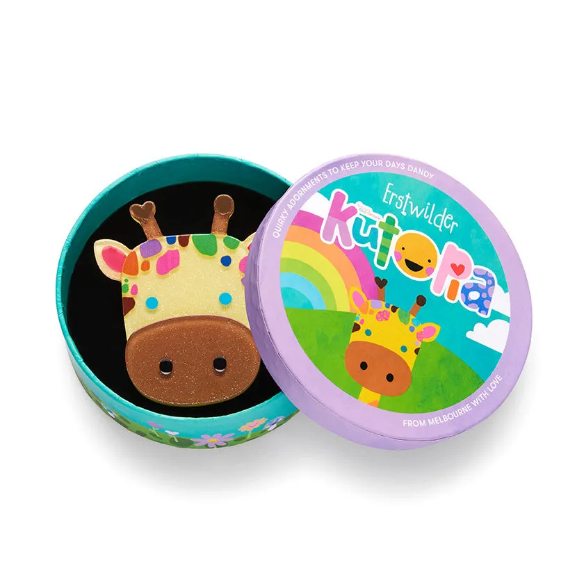 ErstWilder x Kutopia - Ginger The Giraffe Brooch