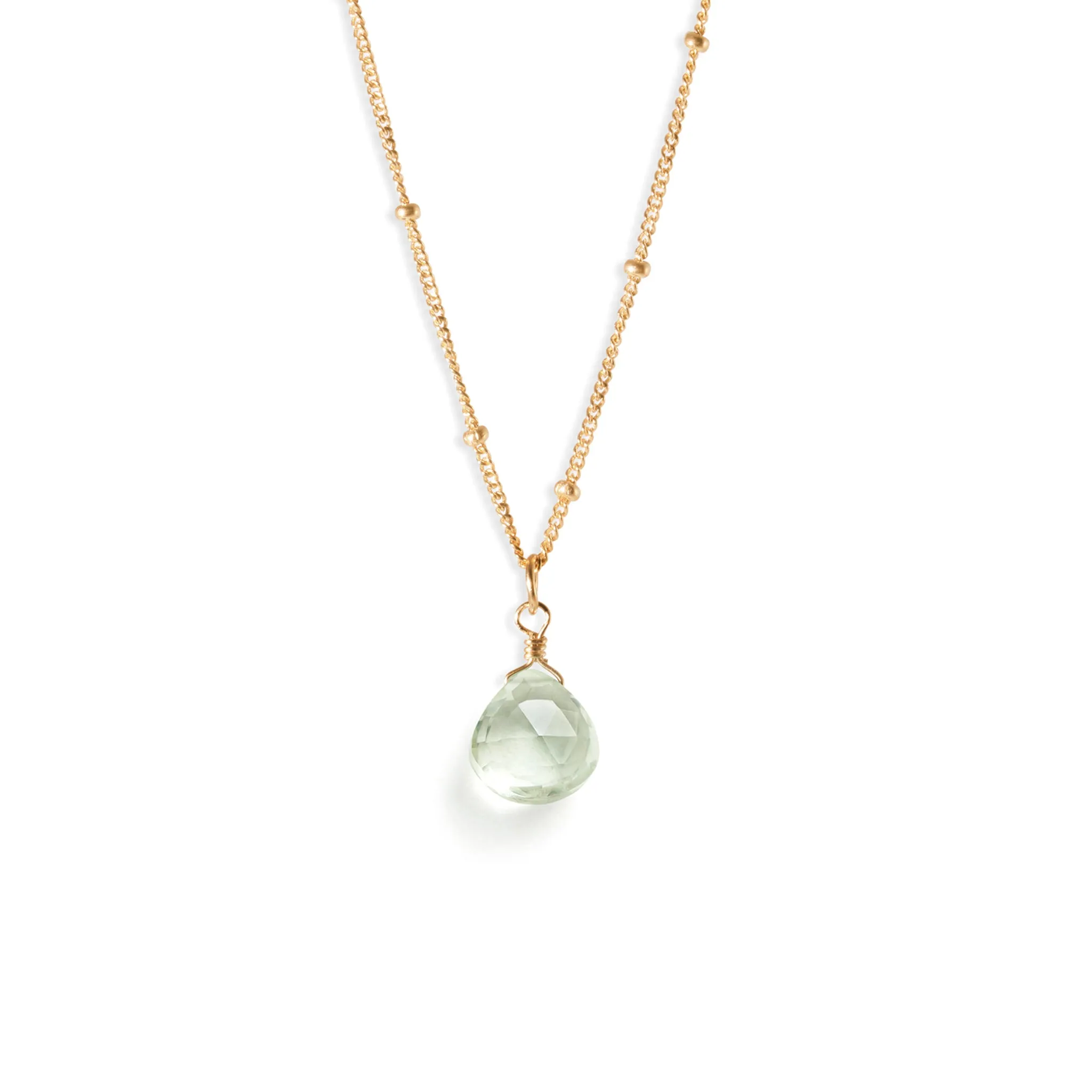 February Amethyst Birthstone Pendant Necklace