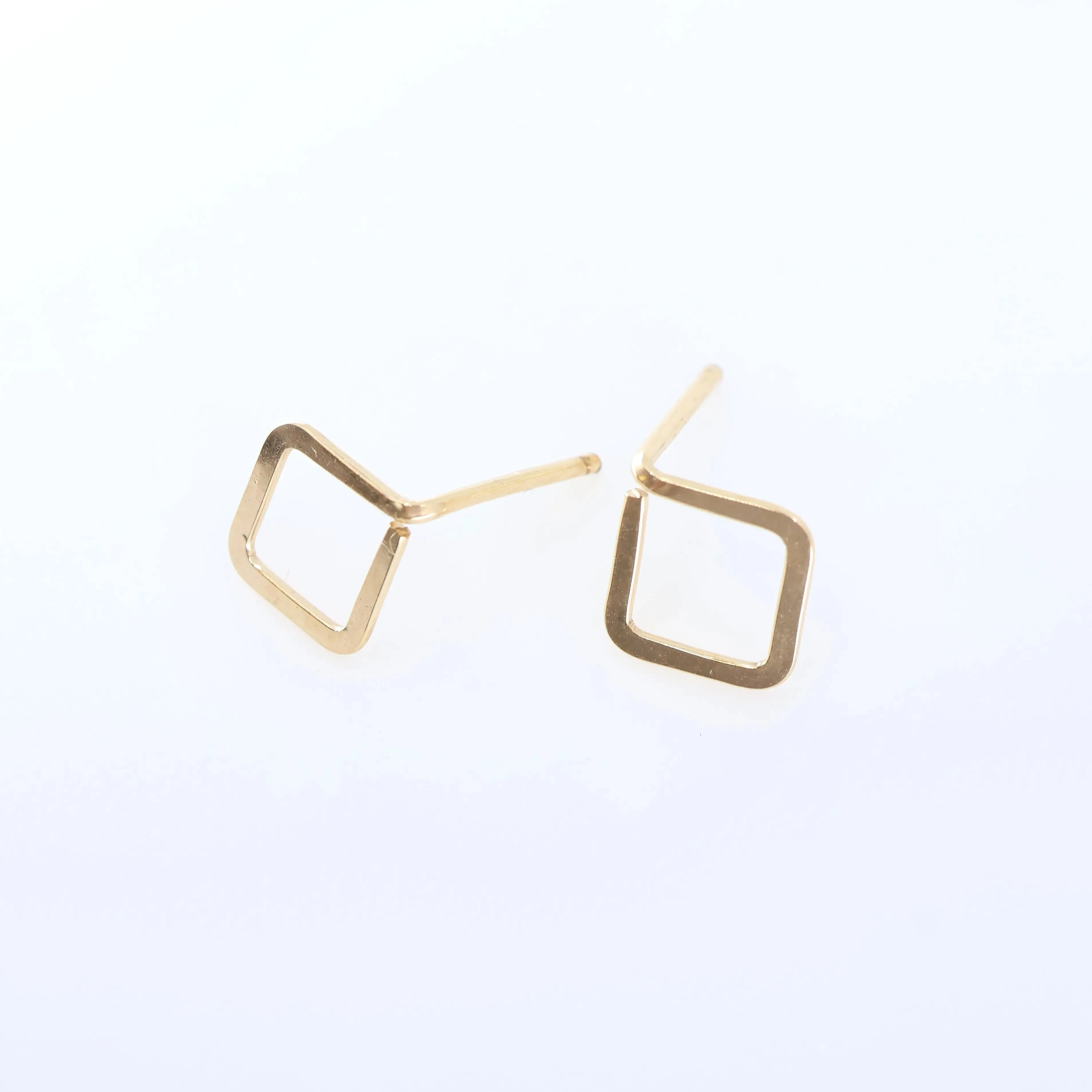 Forged Diamond Stud Earrings