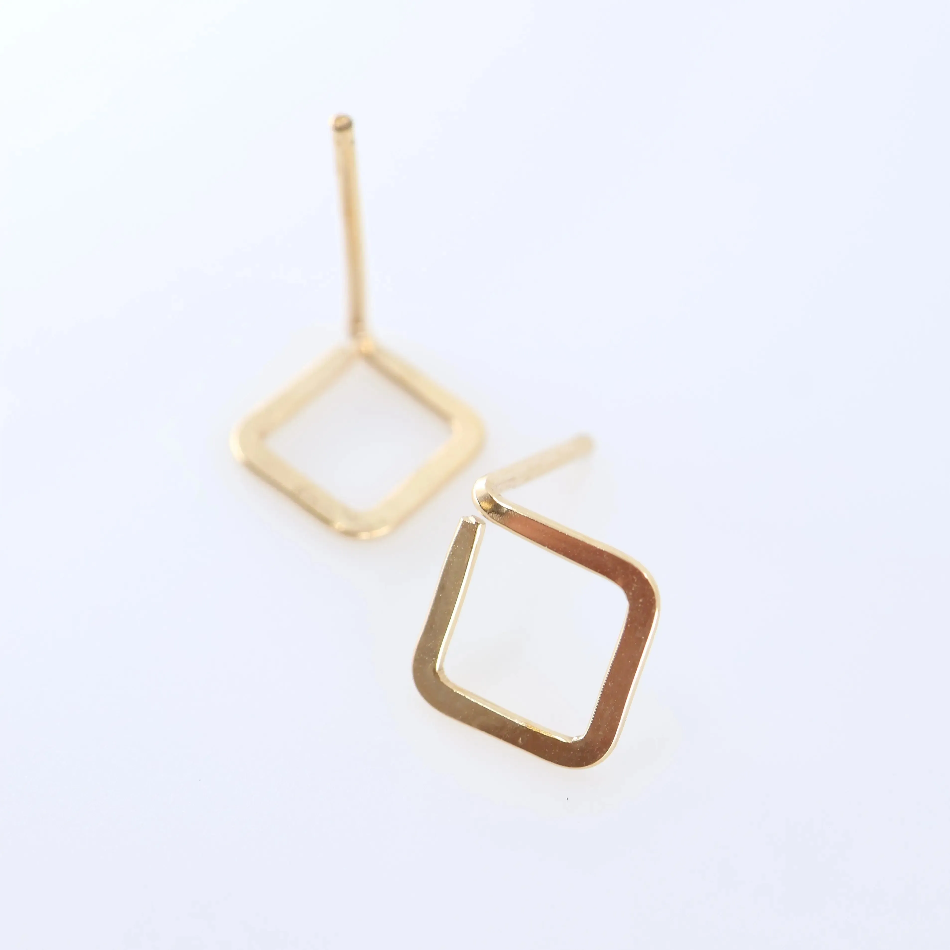 Forged Diamond Stud Earrings