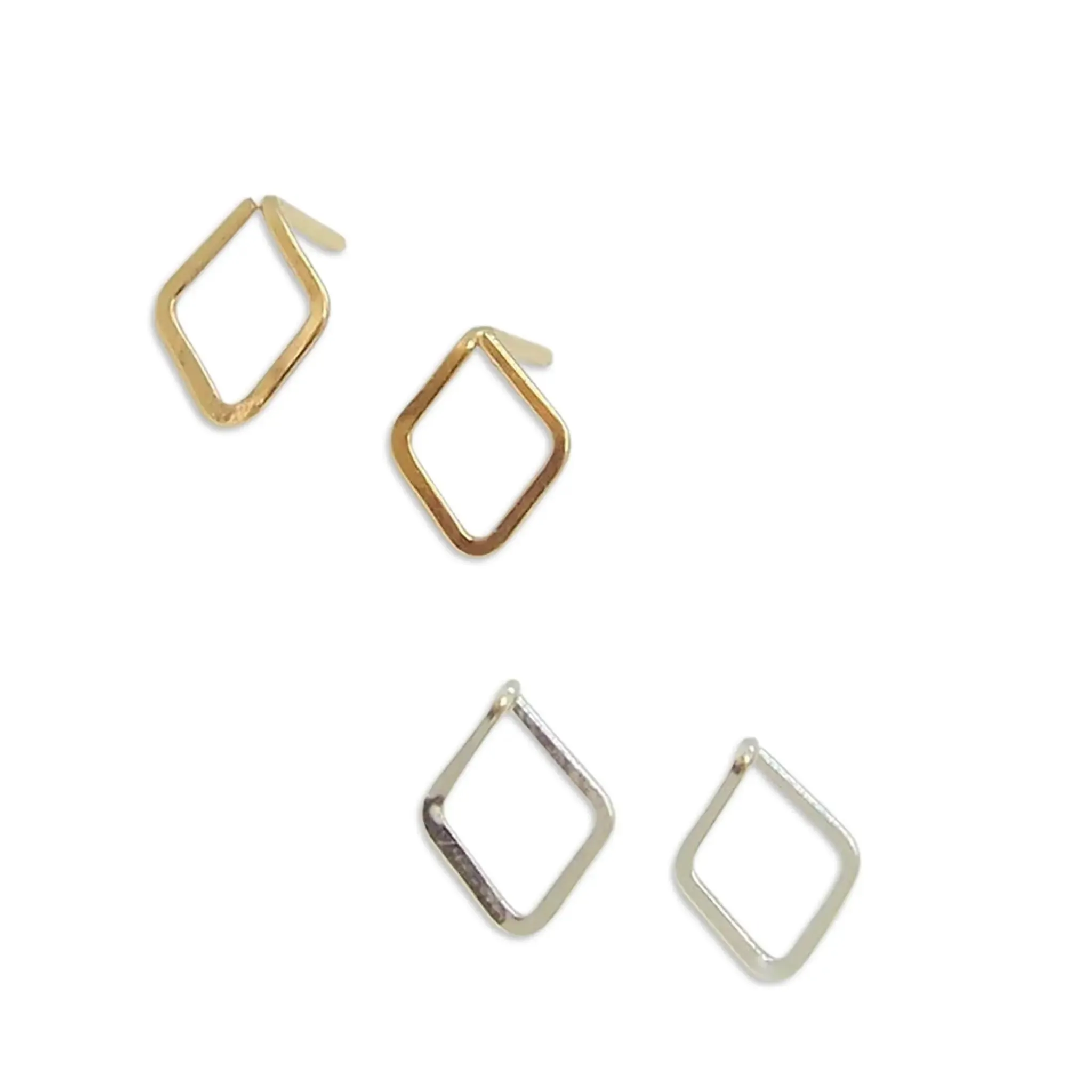 Forged Diamond Stud Earrings