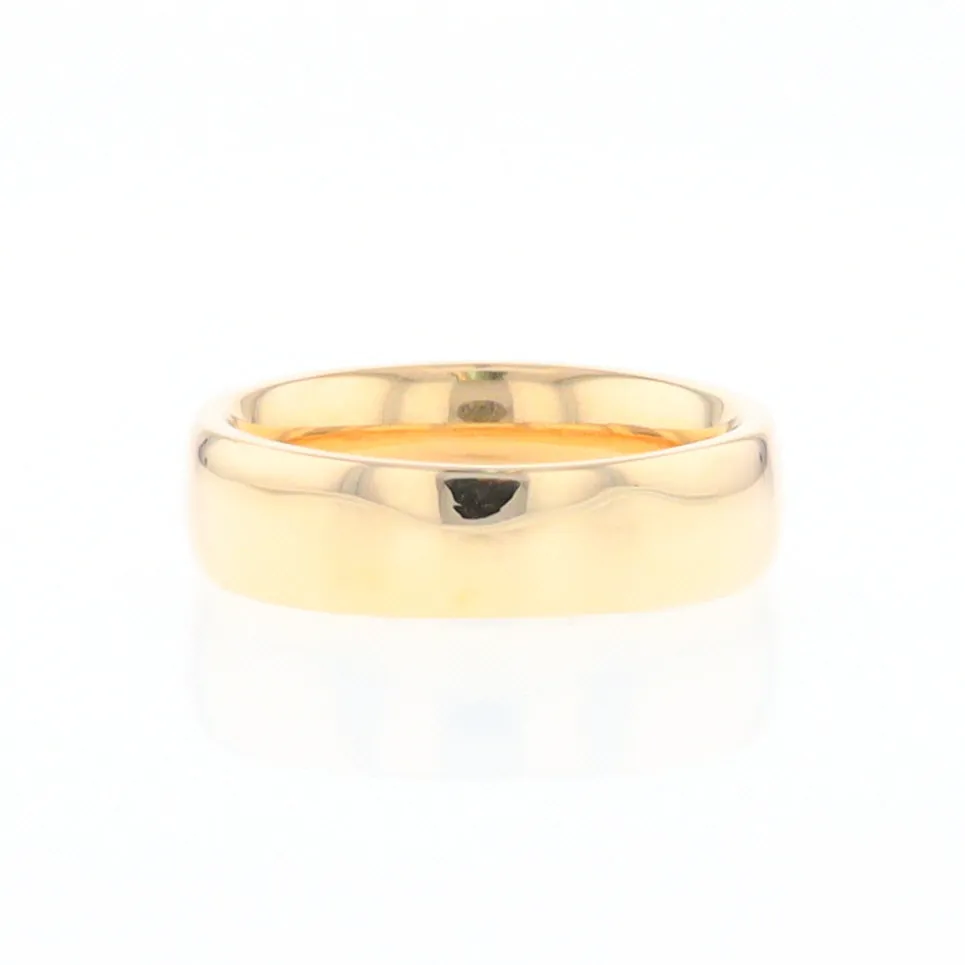 G2 Gold Quartz Ring, Three Section Rectangle Inlaid Band
