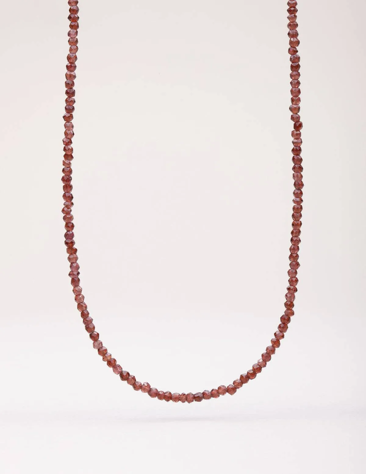 Garnet Bead Necklace
